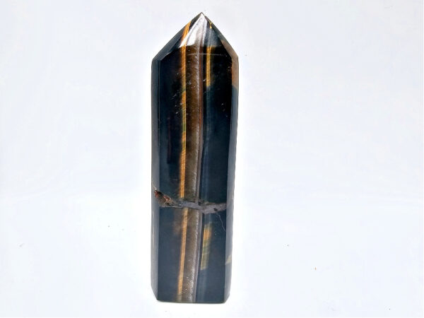 Tigers Eye & Crocidilite Polished Point D (314g)