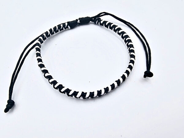 String Bracelet (Black) Adjustable - Image 2