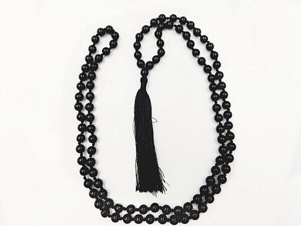 Black Onyx Mala Necklace