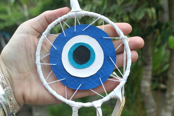 Evil Eye Dream Catcher Small (11cm) - Image 2