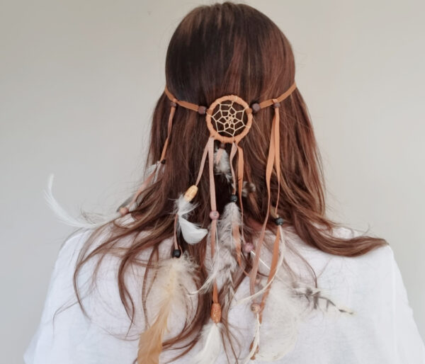 Hippie Dream Catcher Feather Headband