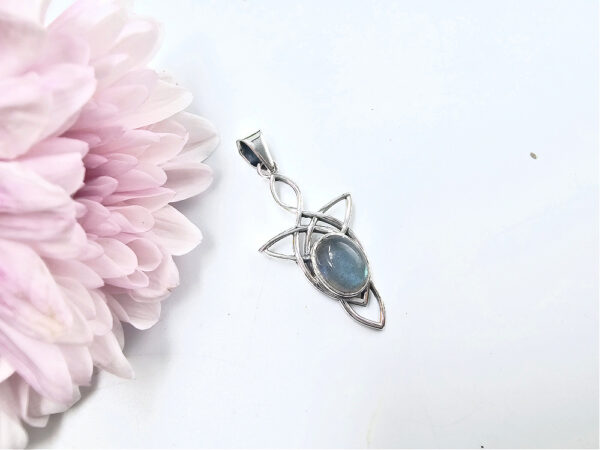 Celtic Labradorite Pendant (925 Silver)