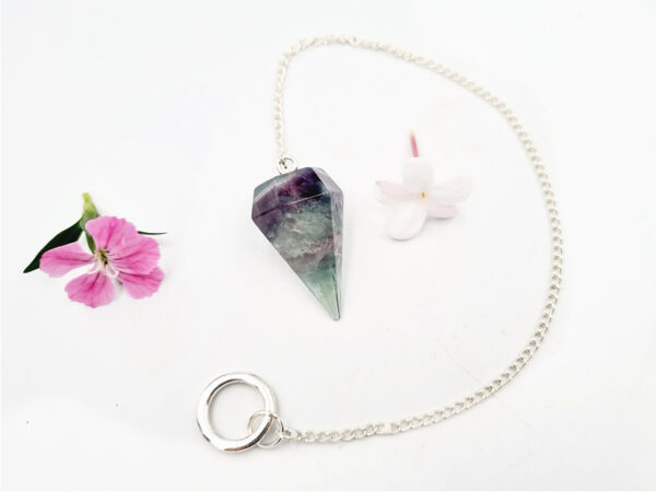 Rainbow Fluorite pendulum