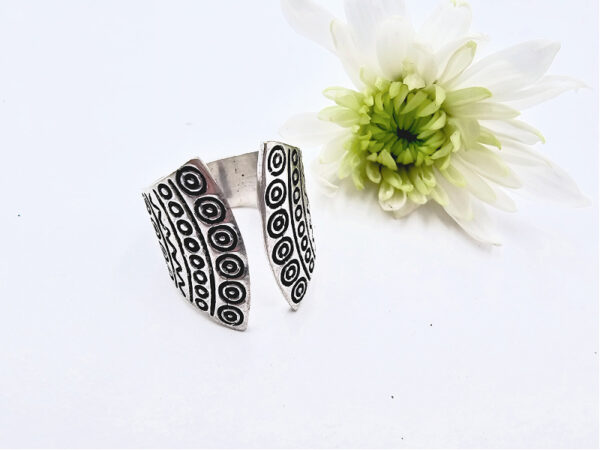 Tribal Mix  Double Ring (Adjustable)