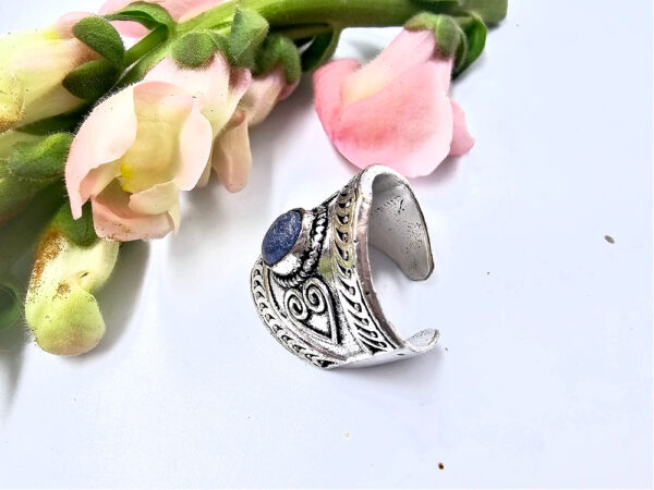 Lapis Lazuli Gypsy Ring - Image 2