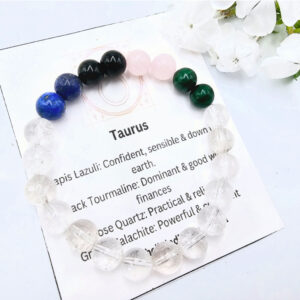 Taurus Zodiac Gem Bracelet, taurus, jewellery