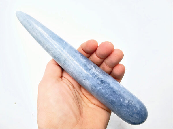 Blue Calcite Massage Wand XL C (336g)