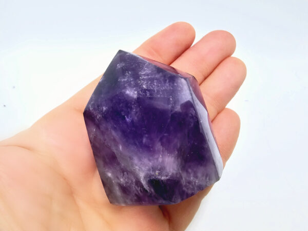 Chevron Amethyst Polished Point C (140g) - Image 2