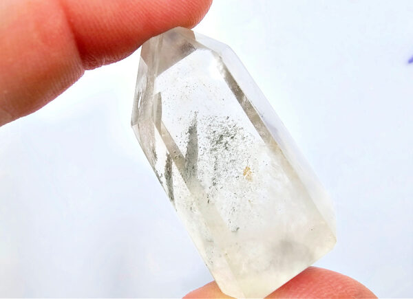 Clear Quartz Polished Point H (34g) Phantom Inclusion - Image 2