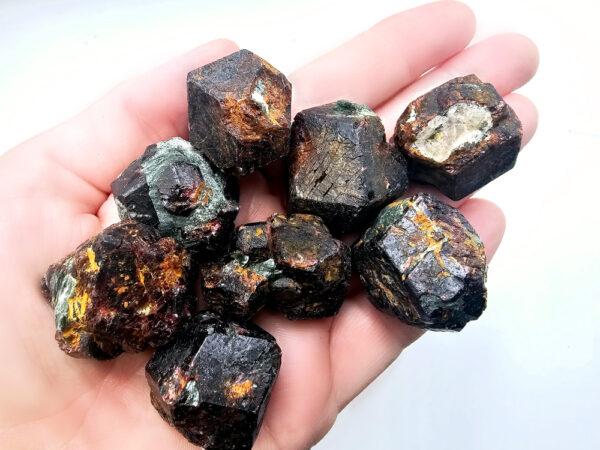 Pyrope Garnets with Fuchsite Rough  (26-36g)