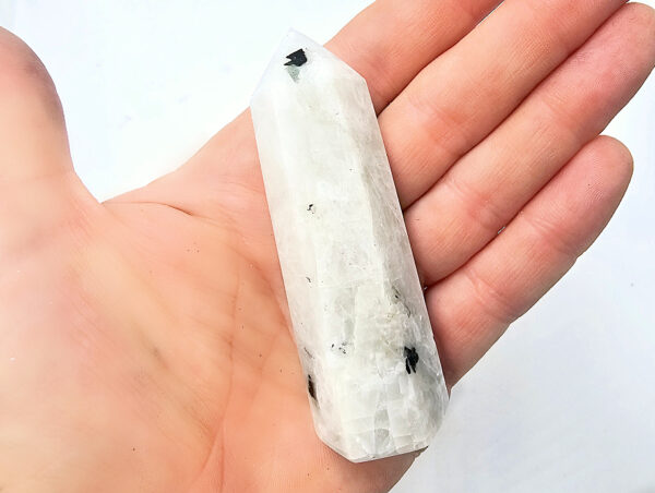 Rainbow Moonstone Point D (74g)