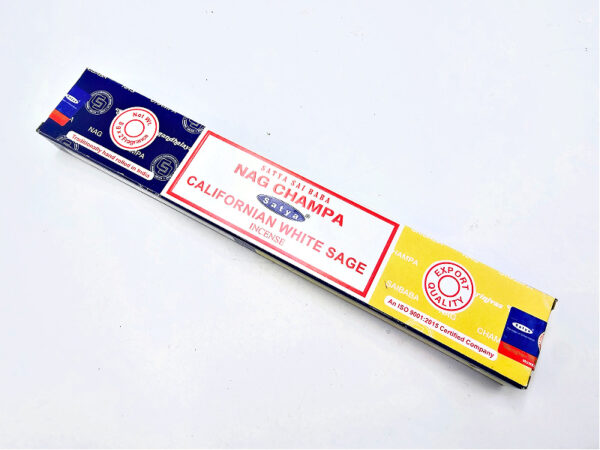 *Satya Nag Champa & White Sage Incense Sticks