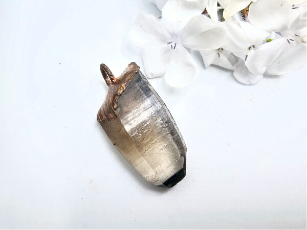 Smoky Quartz Copper Pendant