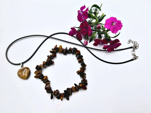 *Tigers Eye Jewellery Gift Set (Prosperity) - Image 3