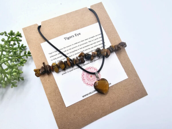 *Tigers Eye Jewellery Gift Set (Prosperity)