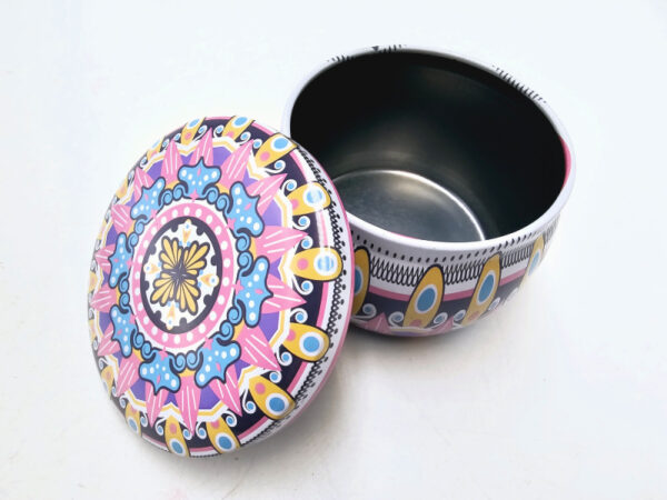 Round Storge Tin (Geometric Mandala)