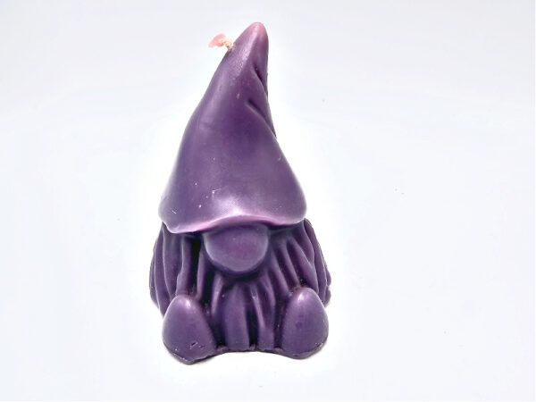 Gnome Candle Purple (9cm)